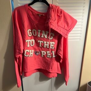 Going to the chapel sweatsuit. Shorts and sweatshirt.Never worn.